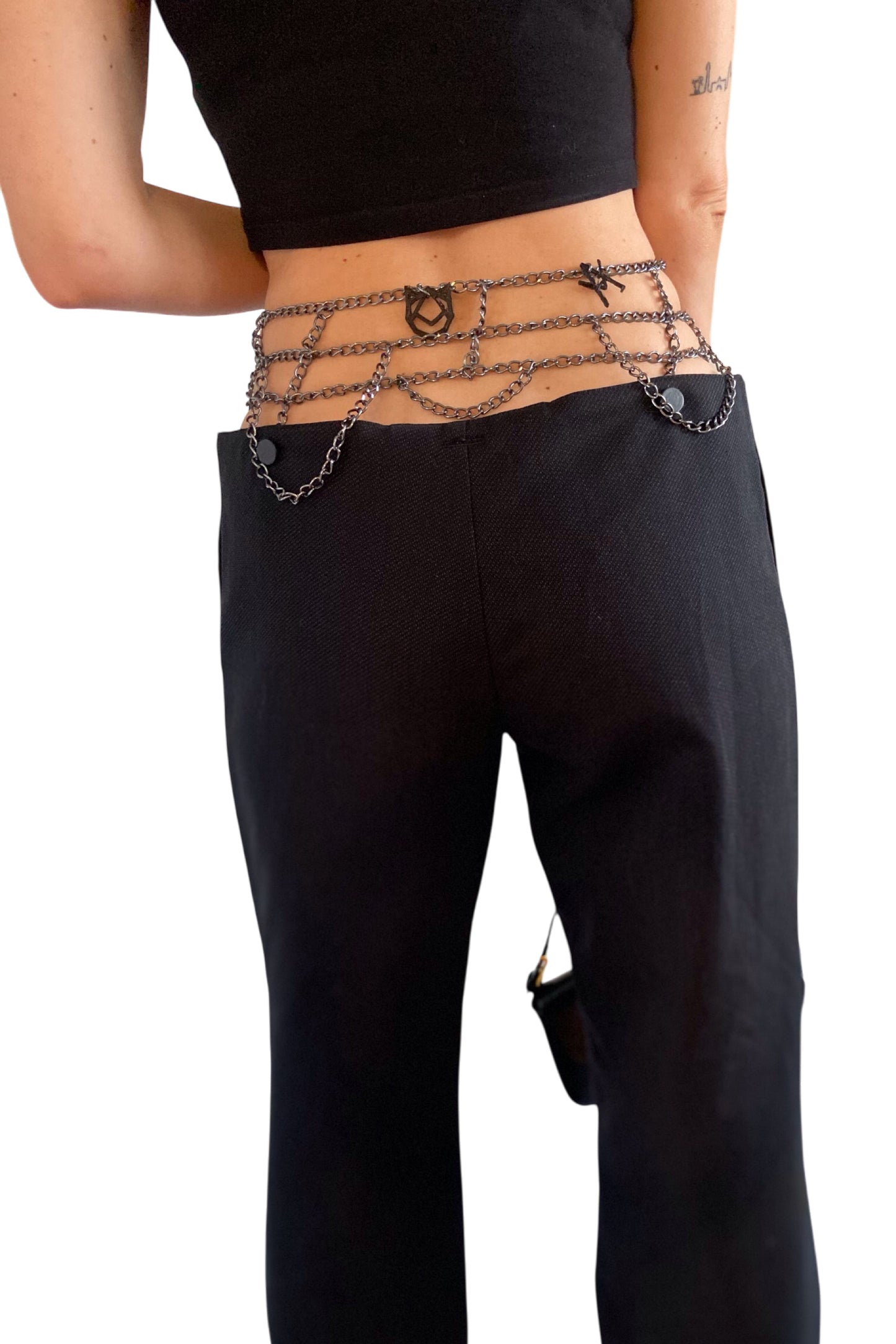 Pantalon Montaigne + ceinture Boétie