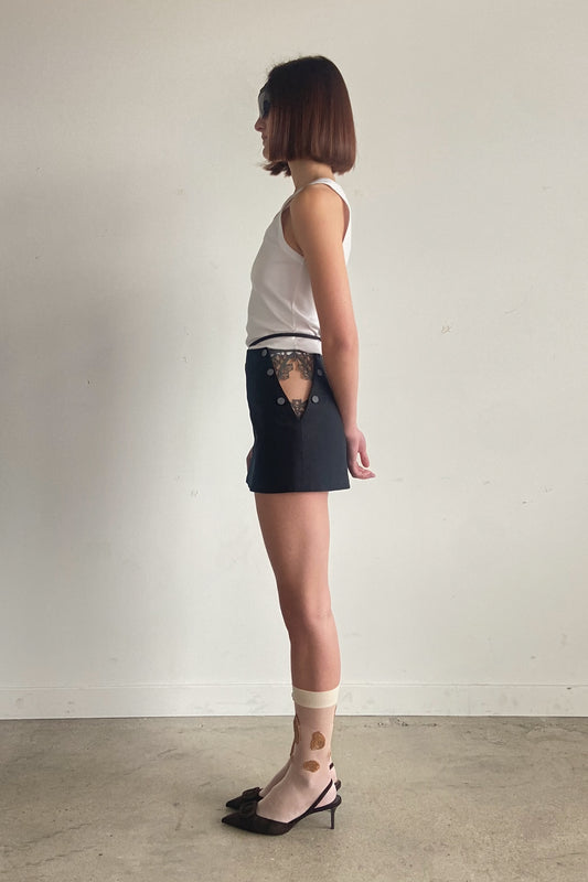 Watts skirt and Batignolles hip clasps